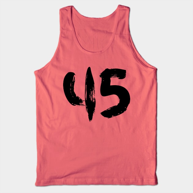 Number 45 Tank Top by Erena Samohai